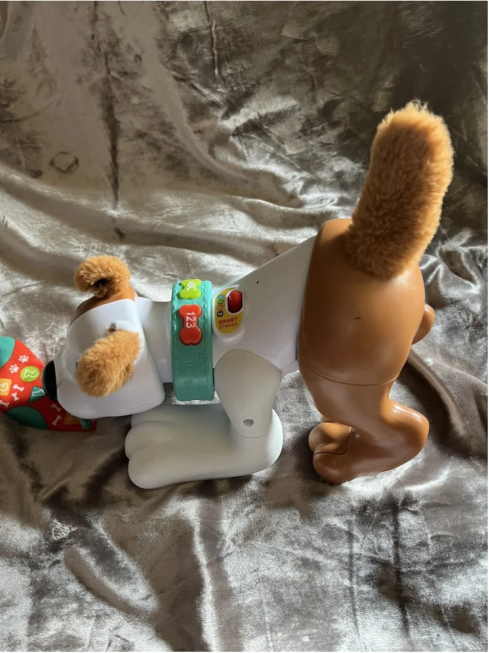 Fisher-Price Smart Stages123 Crawl With Me Puppy Musical Infant Toddler Toy